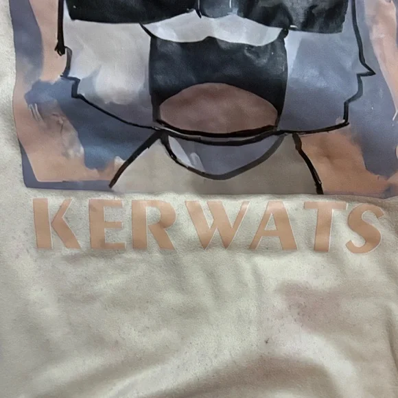 Cream Graphic T-Shirt - Picture 2 of 3